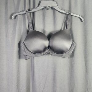 Victoria's Secret Very Sexy Push-Up Bra Black Strappy Mesh Detail 32B‎ Read!